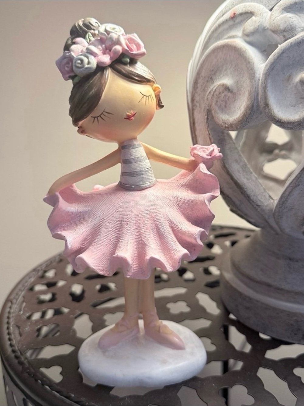 Hobby Lobby Pink Ballerina Figurine